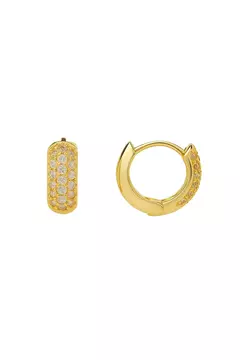 ARGOLA SEMIJOIA CRAVEJADO