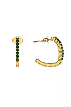 BRINCO SEMIJOIA CRAVEJADO EM ZIRCÔNIA