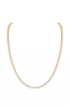 COLAR SEMIJOIA RIVIERA TRÊS PONTOS