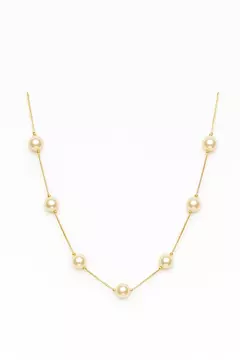 COLAR SEMIJOIA LONGO PÉROLAS