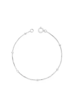 PULSEIRA PRATA 925 BOLINHAS
