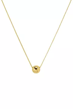 COLAR SEMIJOIA BOLA LISA