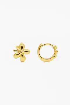 ARGOLA SEMIJOIA BORBOLETA LISA