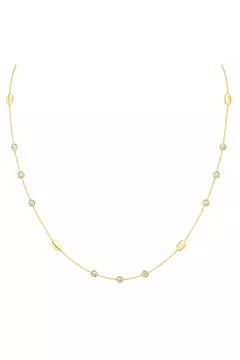 COLAR SEMIJOIA PONTO DE LUZ