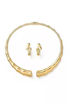 CONJUNTO SEMIJOIA ACETINADO