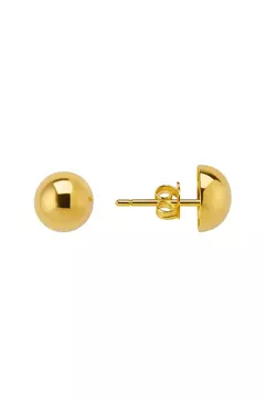 BRINCO SEMIJOIA MEIA BOLA LISA