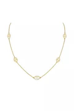 COLAR SEMIJOIA LACRE LISO