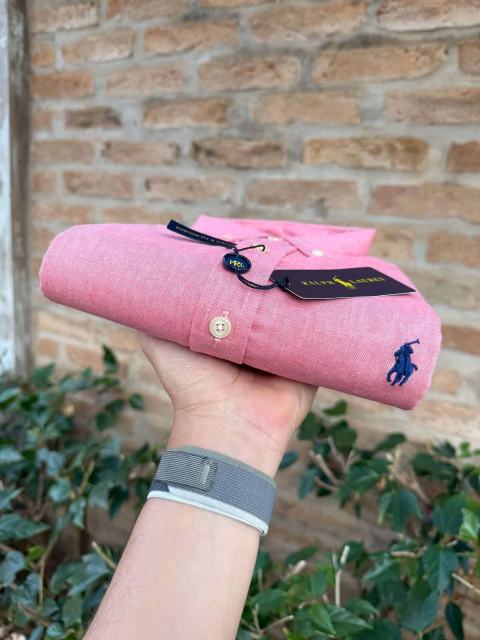 CAMISA MANGA LONGA GOIABA RALPH LAUREN CRL641