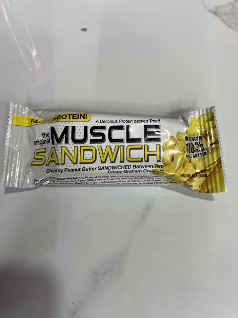 muscle sandwich peanut butter 1 barra - comprar en línea