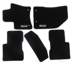 Tapete Carpete Preto Luxo Fiat Toro 5 Pçs 2023 2022 2021 Preto