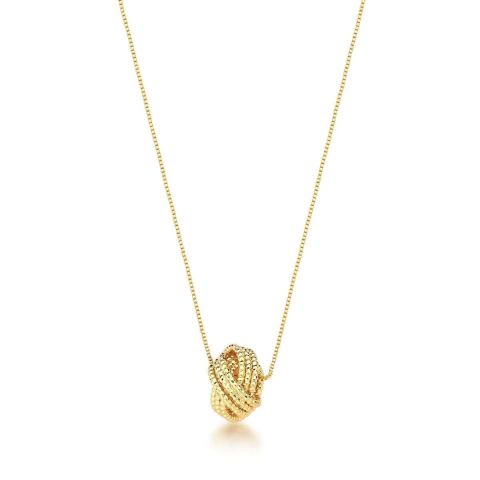 Colar Dourado Trançado 3 Voltas – Brilho Clássico
