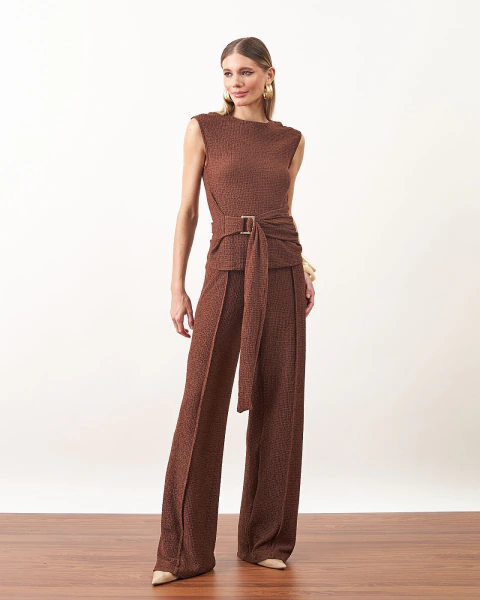 Conjunto Clara malha moss