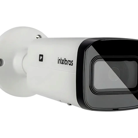 Câmera de segurança Intelbras IP IR Bullet 2.0M modelo VIP 3250 AL IA em fundo branco