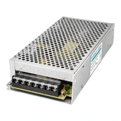 Fonte chaveada de 12V Comtac com capacidade de 15A e 180W em estrutura metálica com ventilação em colmeia