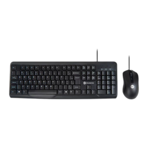 KIT TECLADO MOUSE COM FIO GET ELEGANCE