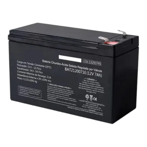 Bateria WEG Selada 12V 7AH Chumbo-Ácido (BAT2120071E)