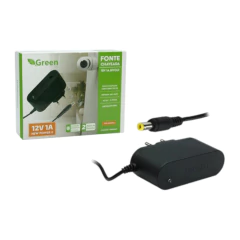 FONTE 12V GREEN 1A CFTV BIV 2.1MM 044-1007/6103
