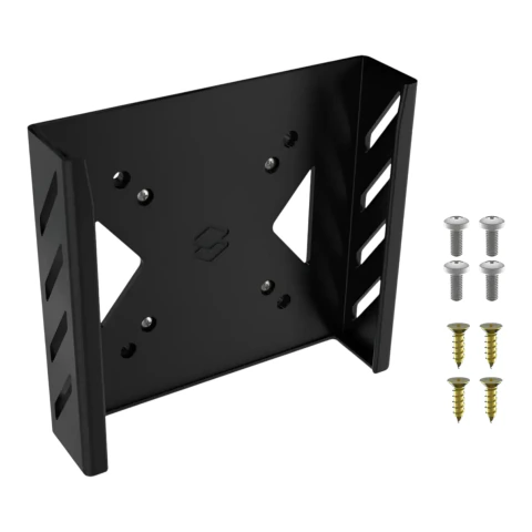 Suporte de montagem VESA preto para computador Dell Optiplex com parafusos de fixação