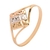 Anel de Ouro 18k Hexagone
