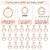 Imagem do Anel Feminino de Ouro 18k Meia Aliança com Solitário