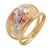 Anel de Ouro 18K Tricolor Fascino - loja online