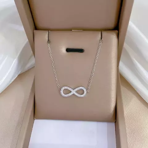 Colar Infinito - Cravejado