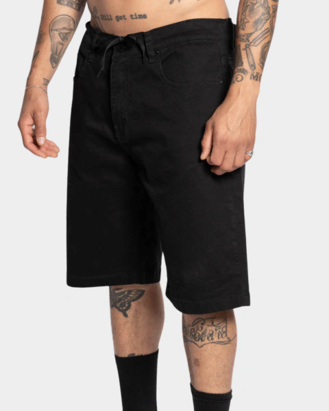 Bermuda DC Worker Skate Straight Preto