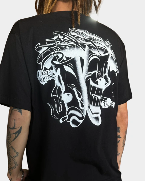 Camiseta RPZ Chora Agora Ri Depois