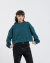 Moletom Hocks Feminino Cropped Verde Petróleo - comprar online