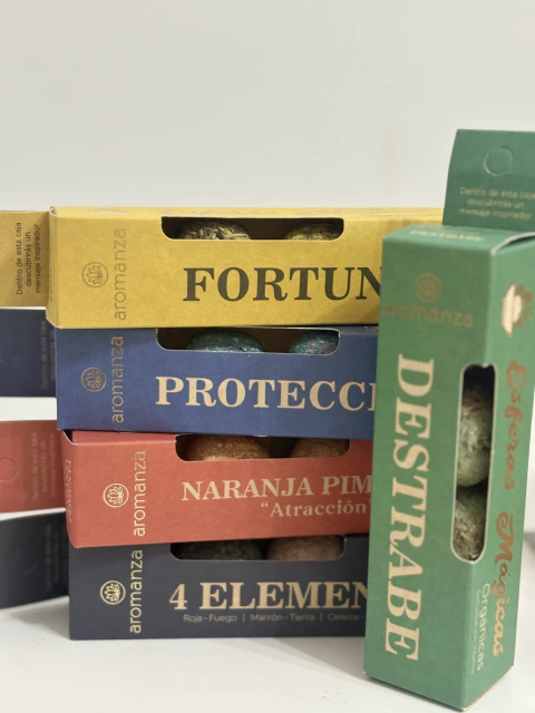 ESFERAS MAGICAS - ORGANICAS AROMANZA