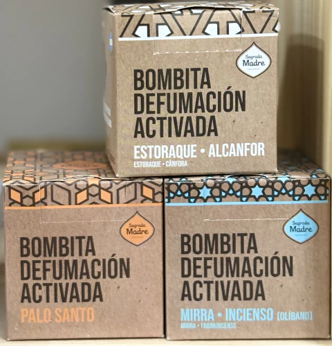 BOMBITAS DEFUMACION SAGRADA MADRE