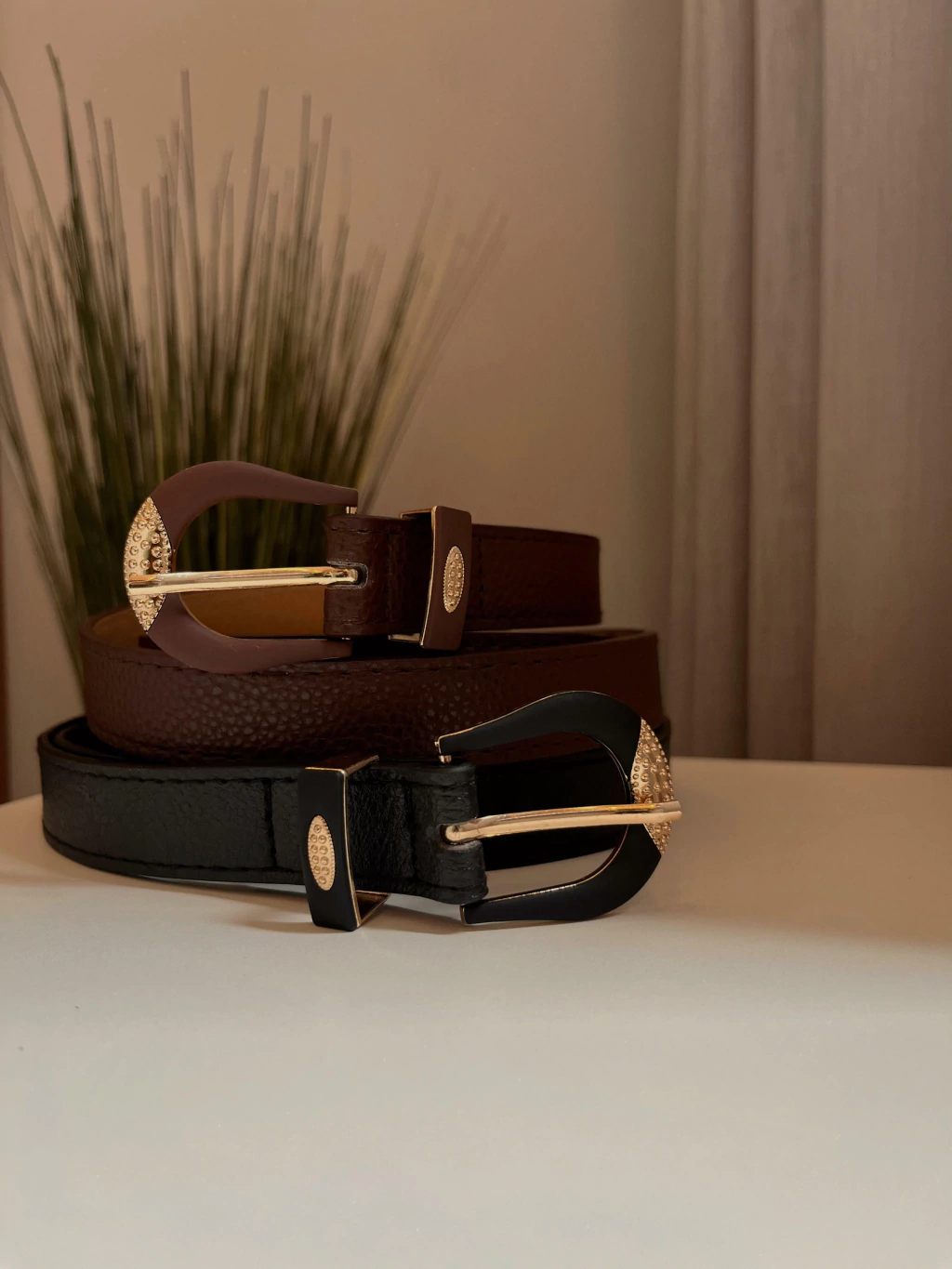 Cinto Fivela Passante Encapado - Preto