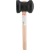Martelo de borracha 80 mm cabo em madeira preto NOVE54 na internet
