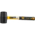 Martelo de borracha 50 mm cabo em fibra preto VONDER