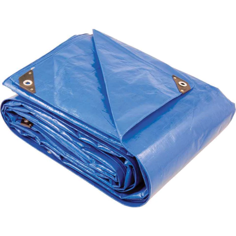 Lona reforçada de polietileno azul 4 m x 3 m VONDER PLUS