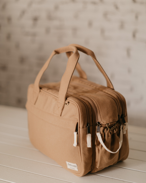 Bolsa Maternidade Nina - Doce de Leite - comprar online