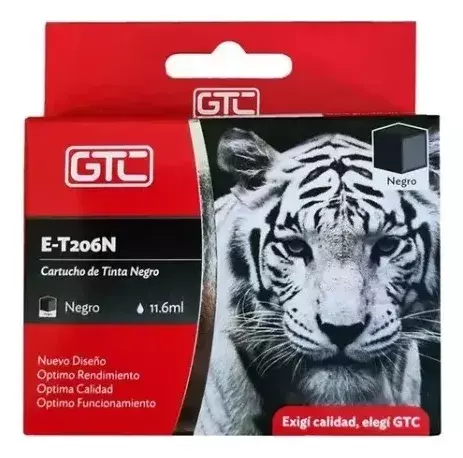 CARTUCHO E-T206N NEGRO 11.6ML - comprar online