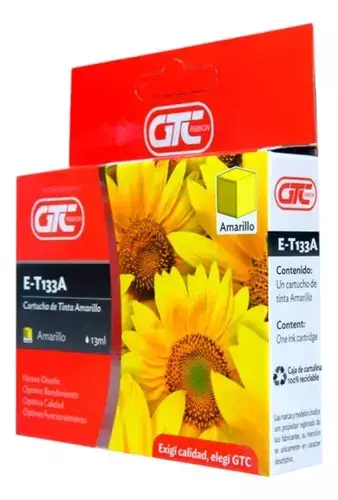 CARTUCHO E-T133A AMARILLO 13ML - comprar online