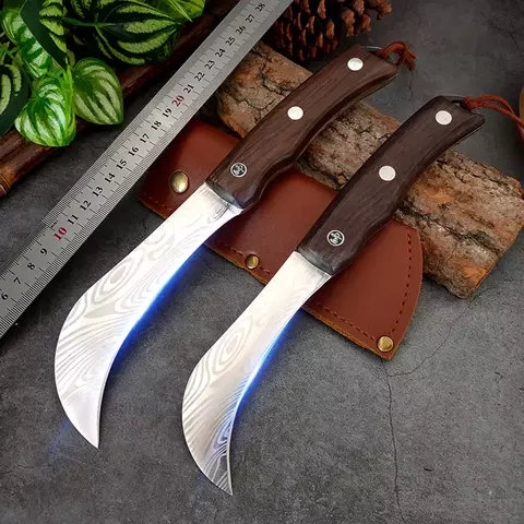 Cutelo Forjado 5Cr15 em Aço Inoxidável – Faca de Chef Profissional