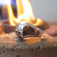 Imagen de Calavera Chica sin Mandíbula PLATA 925