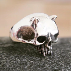 Calavera Devil PLATA 925 - comprar online
