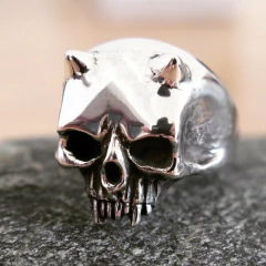 Calavera Devil PLATA 925 en internet