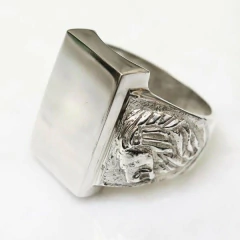 Sello Leon Encamisado PLATA 925