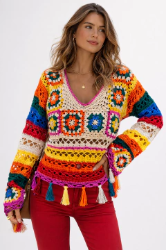 Blusa Crochê Arco Ires