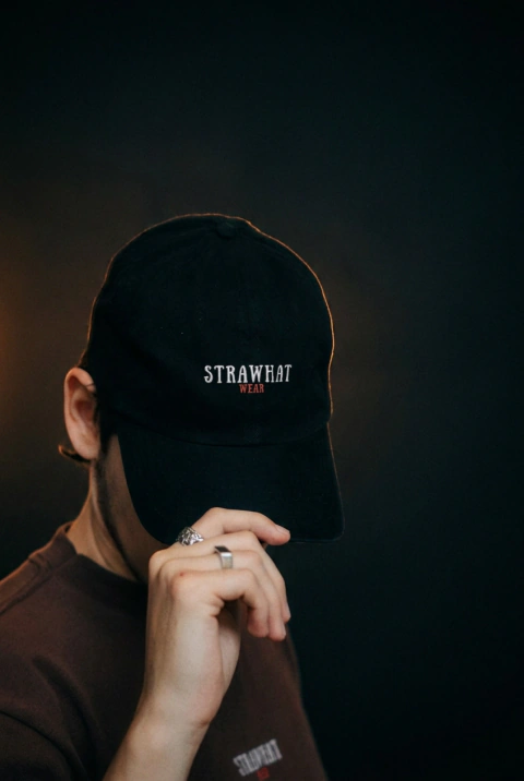Boné Dad Hat - Preto Straw Hat Wear