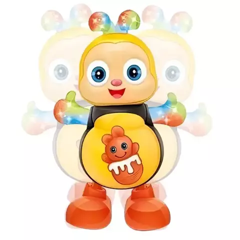 Dança abelha brinquedos vocais dos desenhos animados animais de brinquedo músi