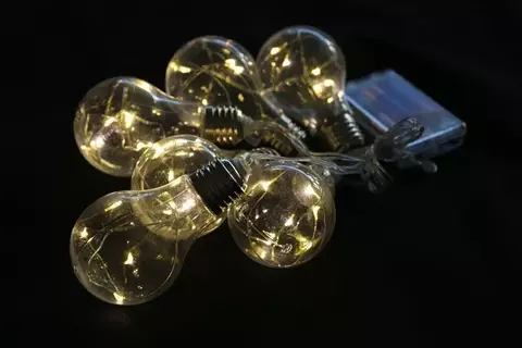6 LAMPARAS CON MINILED BLANCO CALIDO Cod: LK8067 - comprar online