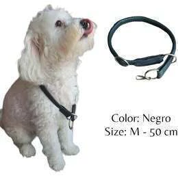 COLLAR CUERO REGULABLE PERRO S/M/L