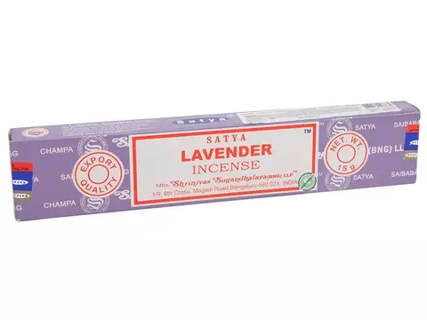 Incenso SATYA Lavander Lilas 12 Varetas
