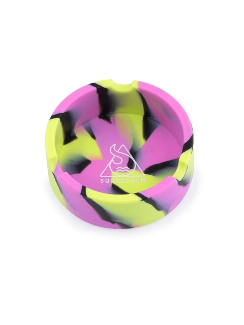 Cinzeiro Squadafum Redondo de Silicone Tie Dye